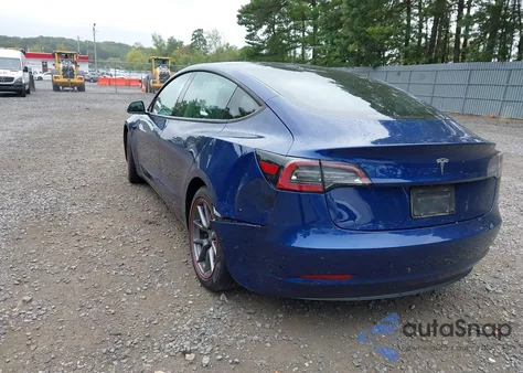 2021 Tesla Model 3 Standard Range Plus Rear-Wheel Drive из США, поврежденный, VIN 5YJ3E1EA6MF854617